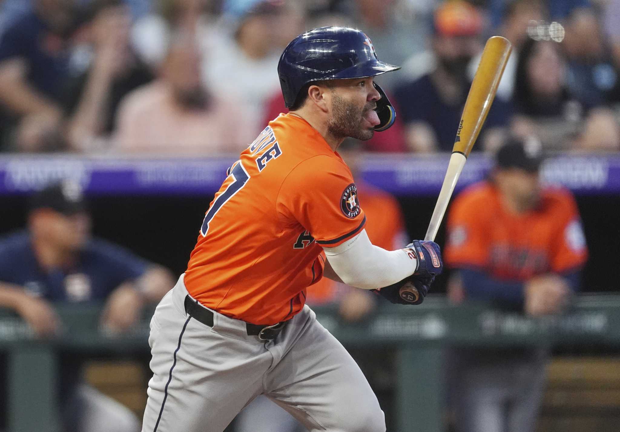 Jose Altuve's milestone hit lifts Astros to another win over Rockies