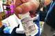 Jay Lynch holds a sealed bottle of misoprostol, the second set of pills used in a medication abortion regimen. Numerous telehealth providers, including Delaware-based Her Safe Harbor, send abortion medications to patients in abortion-restricted states like Texas.