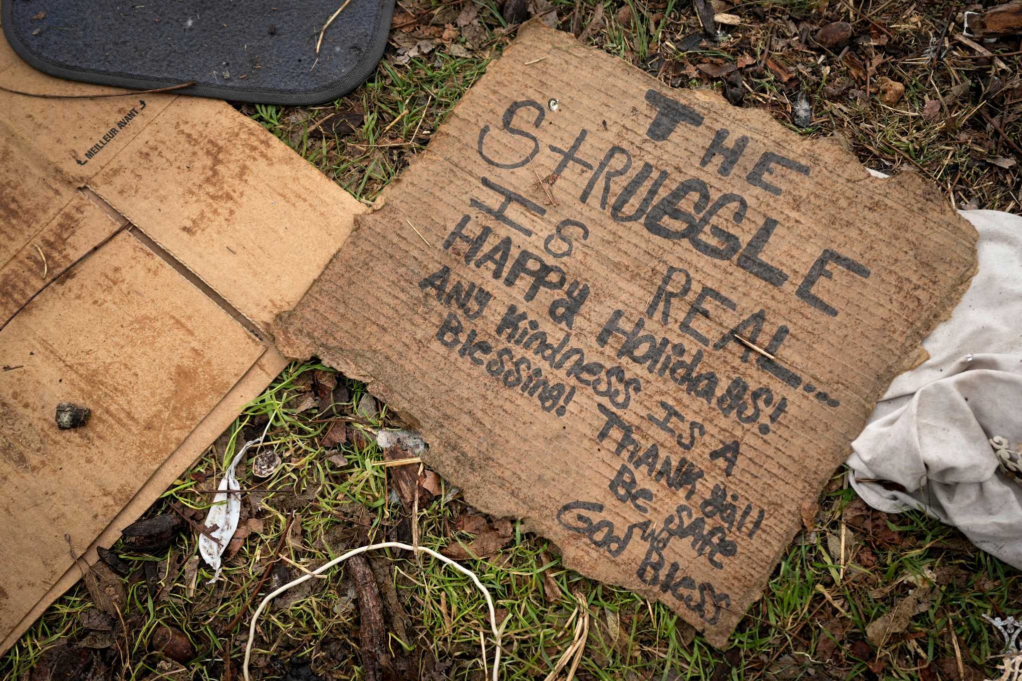 Some found shelter from homeless camp sweeps. Many more scattered