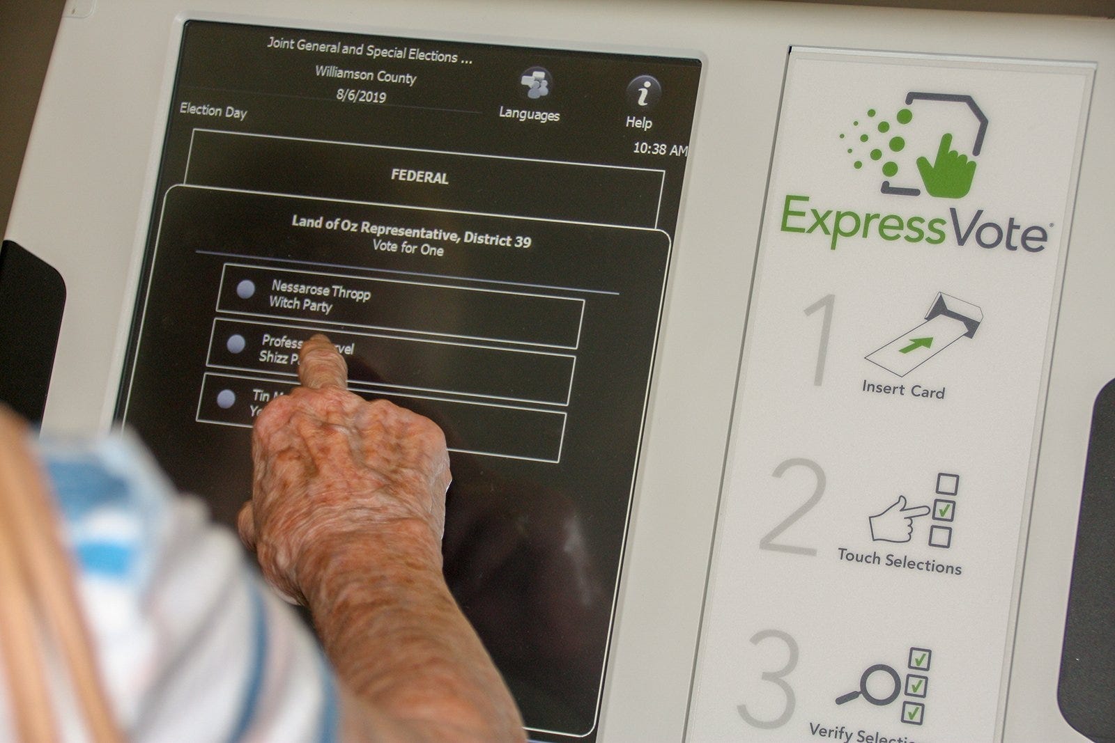 County unveils new ExpressVote machines