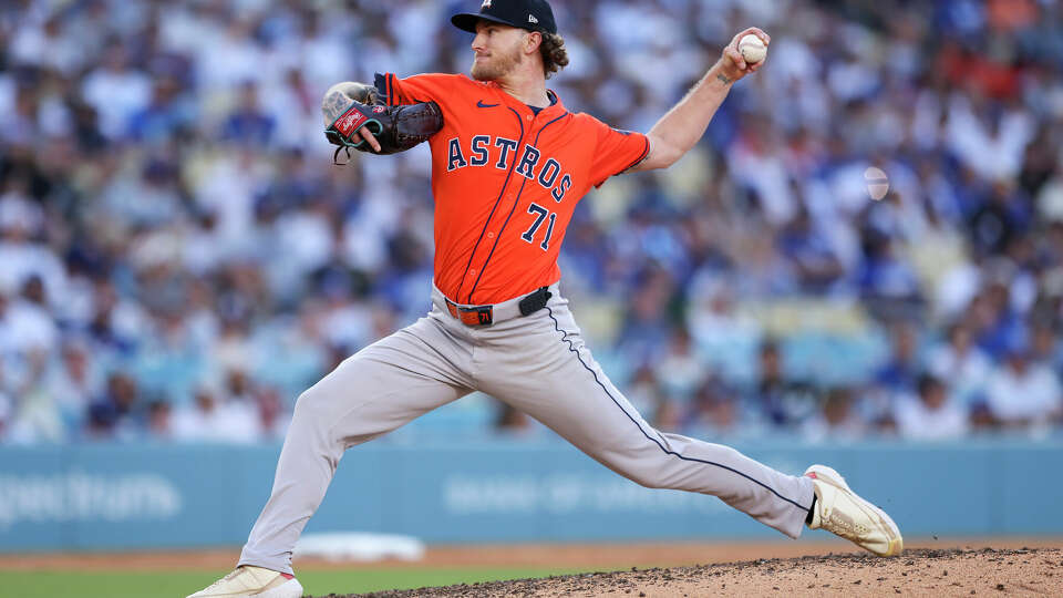 Josh Hader, pitching in the eighth against the Dodgers on Saturday, earned another save.