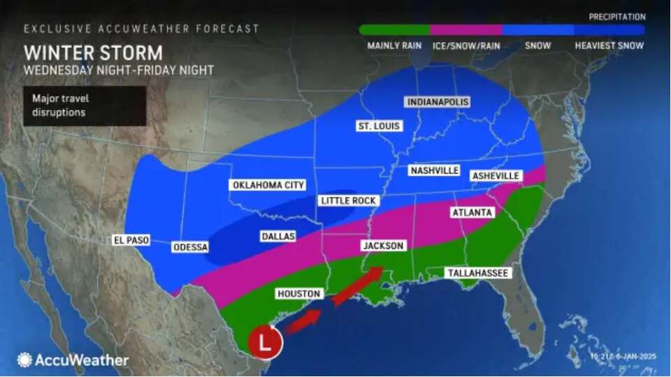 Winter storm to bring snow, icy conditions to Texas later this week