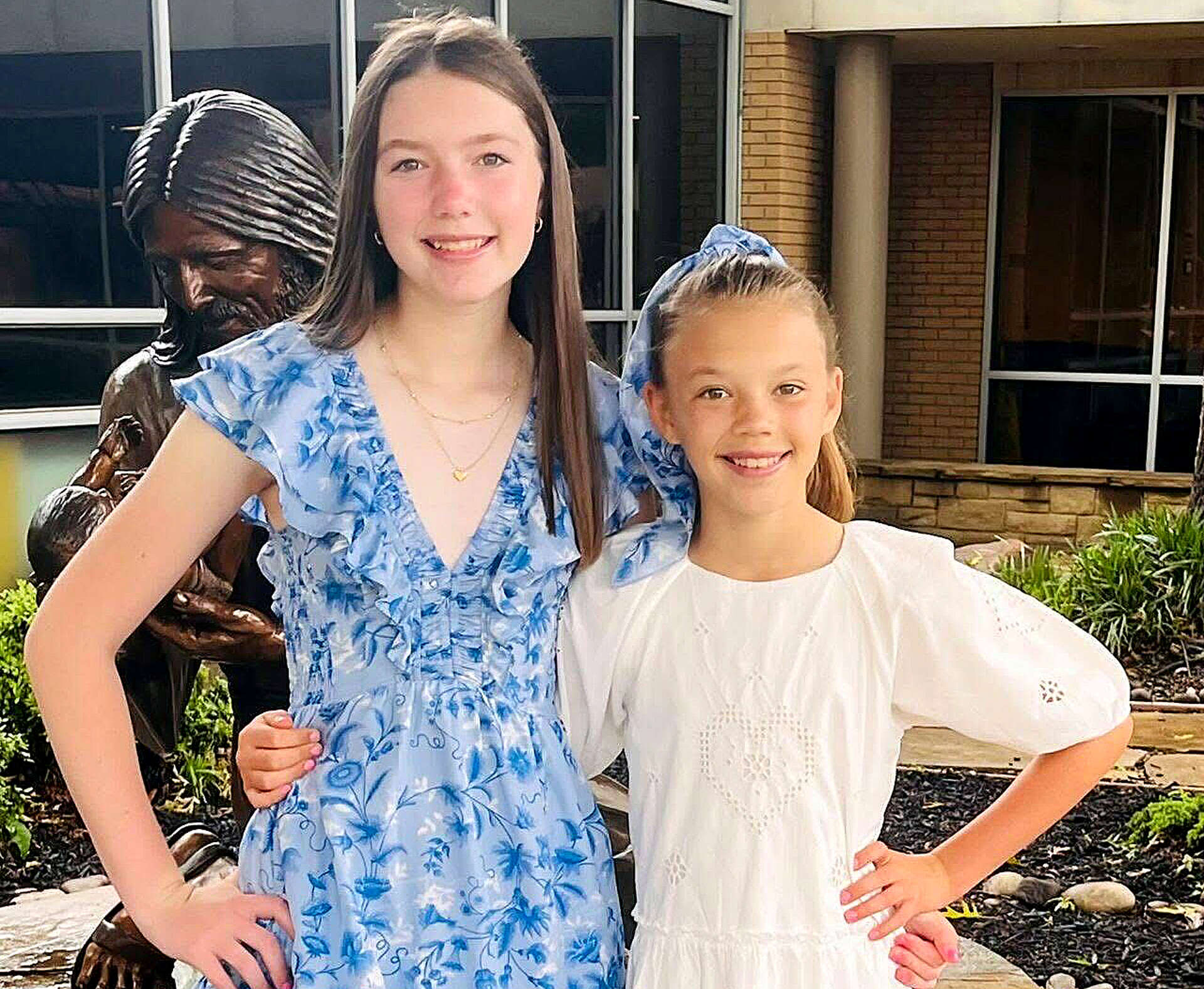 Texas sisters found dead with 'hands locked together' after floods