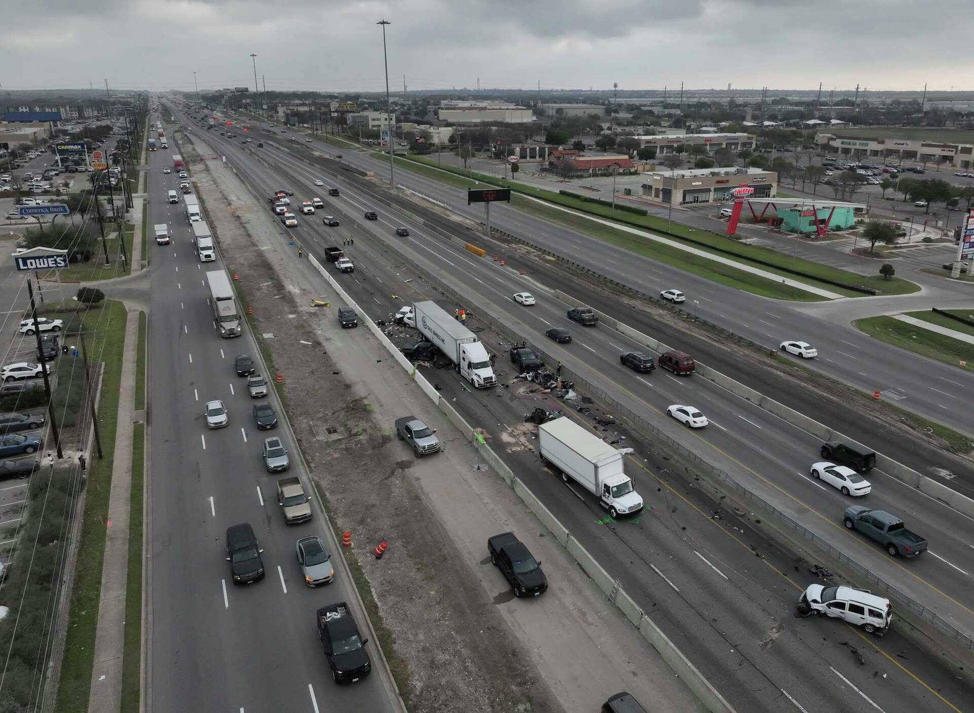Truck driver charged with intoxication manslaughter in 17-vehicle car ...