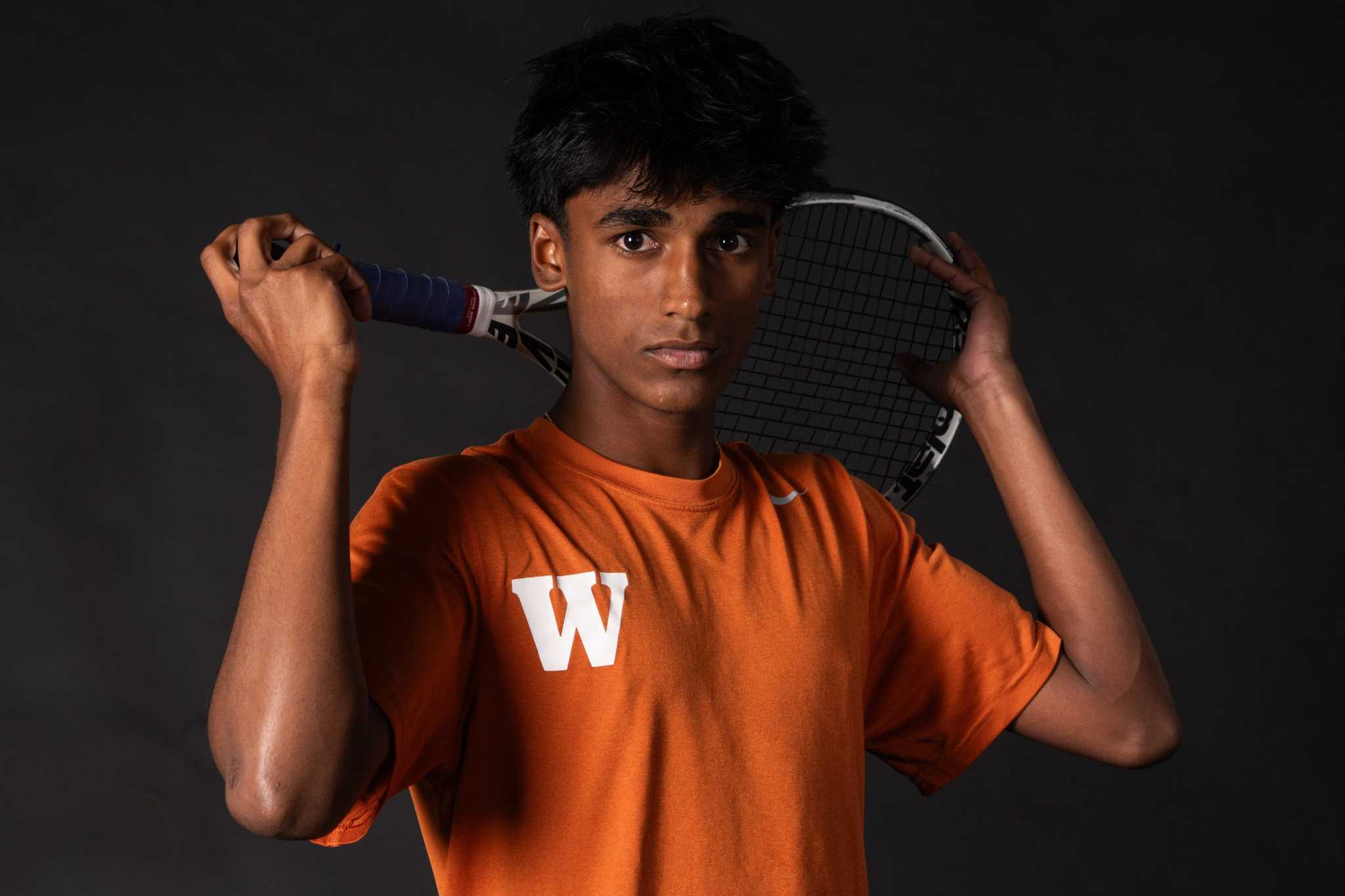 Sibhi Raja Faces off the field: Sibi Raja, Westwood senior tennis player
