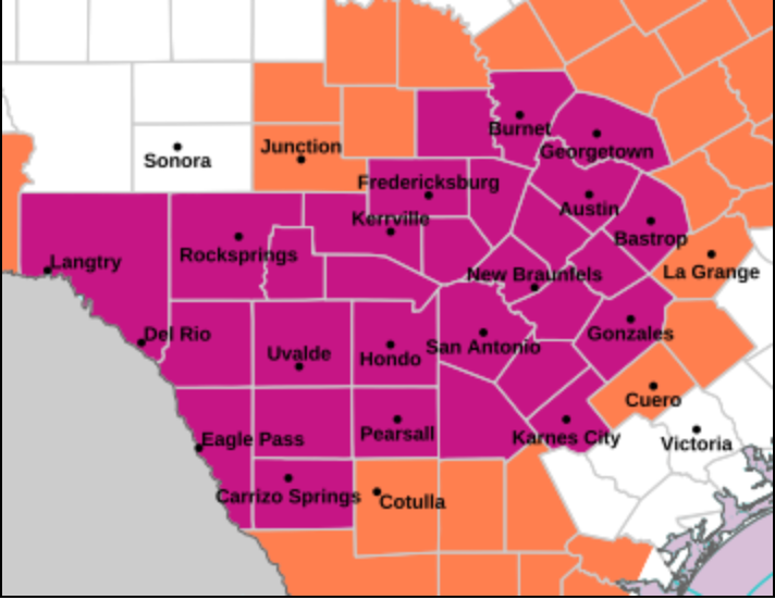 What is an 'extreme heat warning'? NWS issues alert for Central Texas