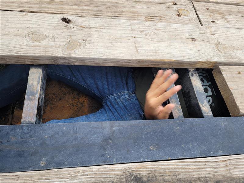 Laredo Sector USBP agents rescue migrants found trapped within flatbed
