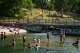 Barton Springs Pool Closing Temporarily for Repairs People cool off in Barking Springs just downstream of Barton Springs Pool on a hot afternoon Tuesday May 13, 2025. If you head to the pool, make sure to assign a person to watch all the swimmers in your group.