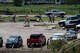 Volunteers and first responders make their way towards the Guadalupe River near Center Point, Texas as recovery efforts continue on Tuesday, July 8, 2025.