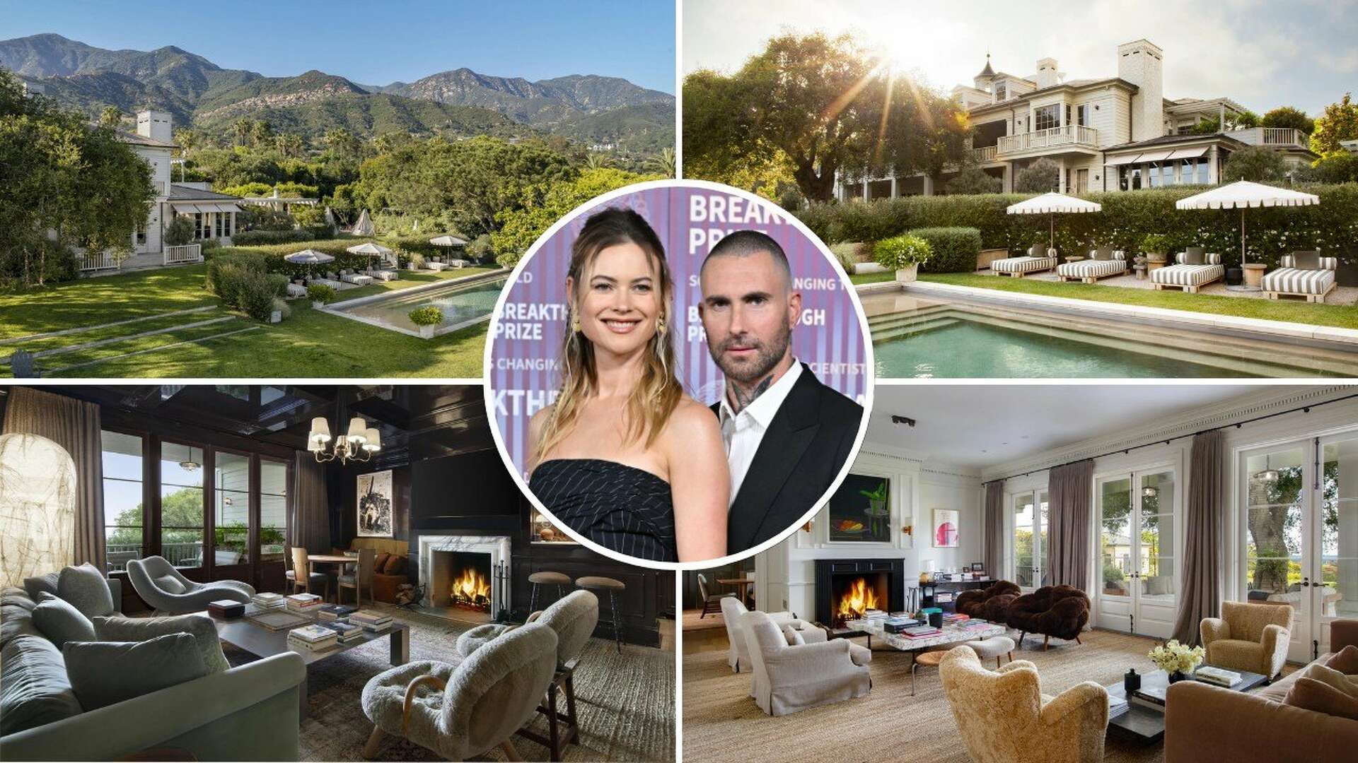 Adam Levine and Wife Behati Prinsloo List Their Montecito Estate for