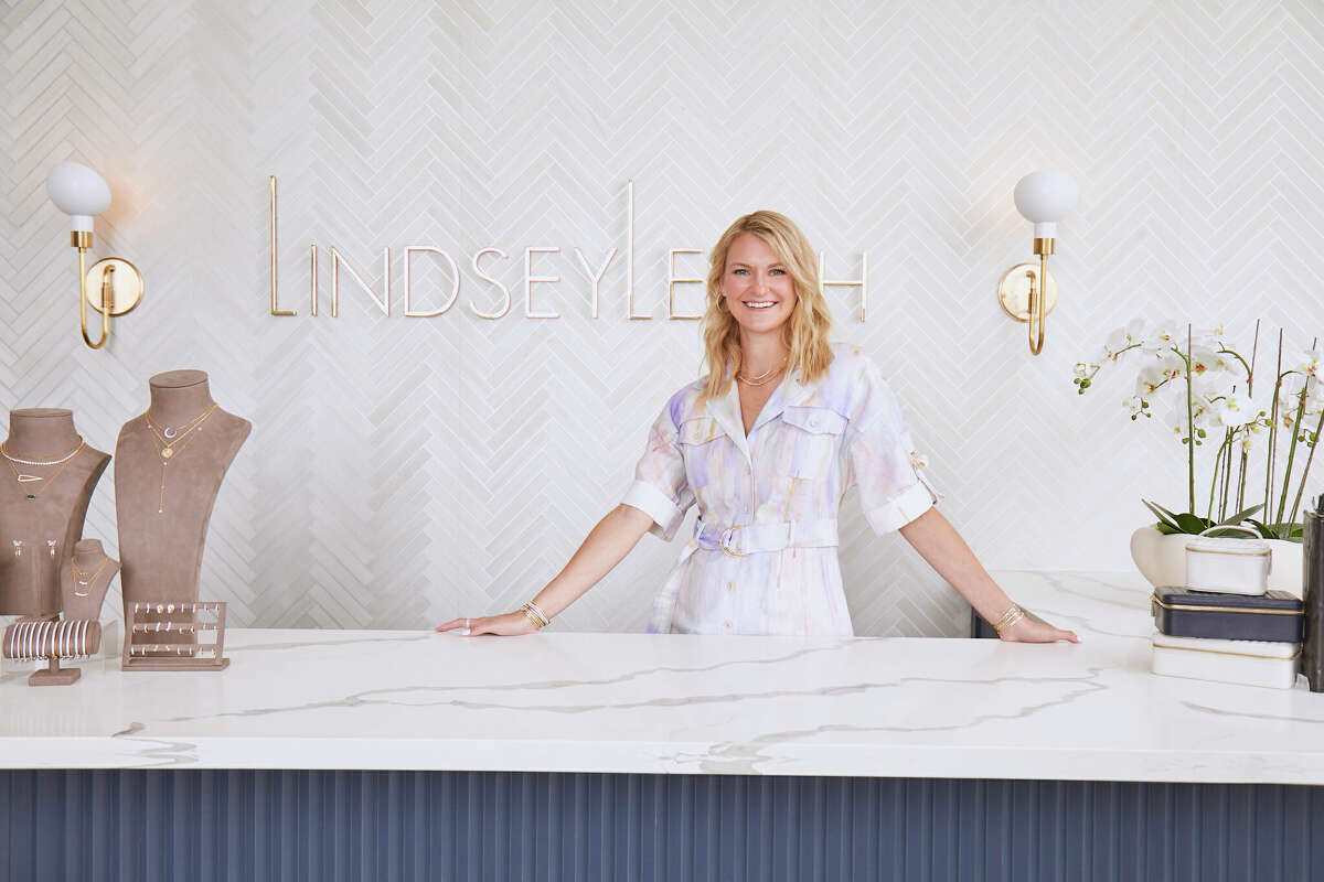 Lindsey Leigh Hohlt, also known as Houston Diamond Girl, inside her store Lindsey Leigh Jewelry.