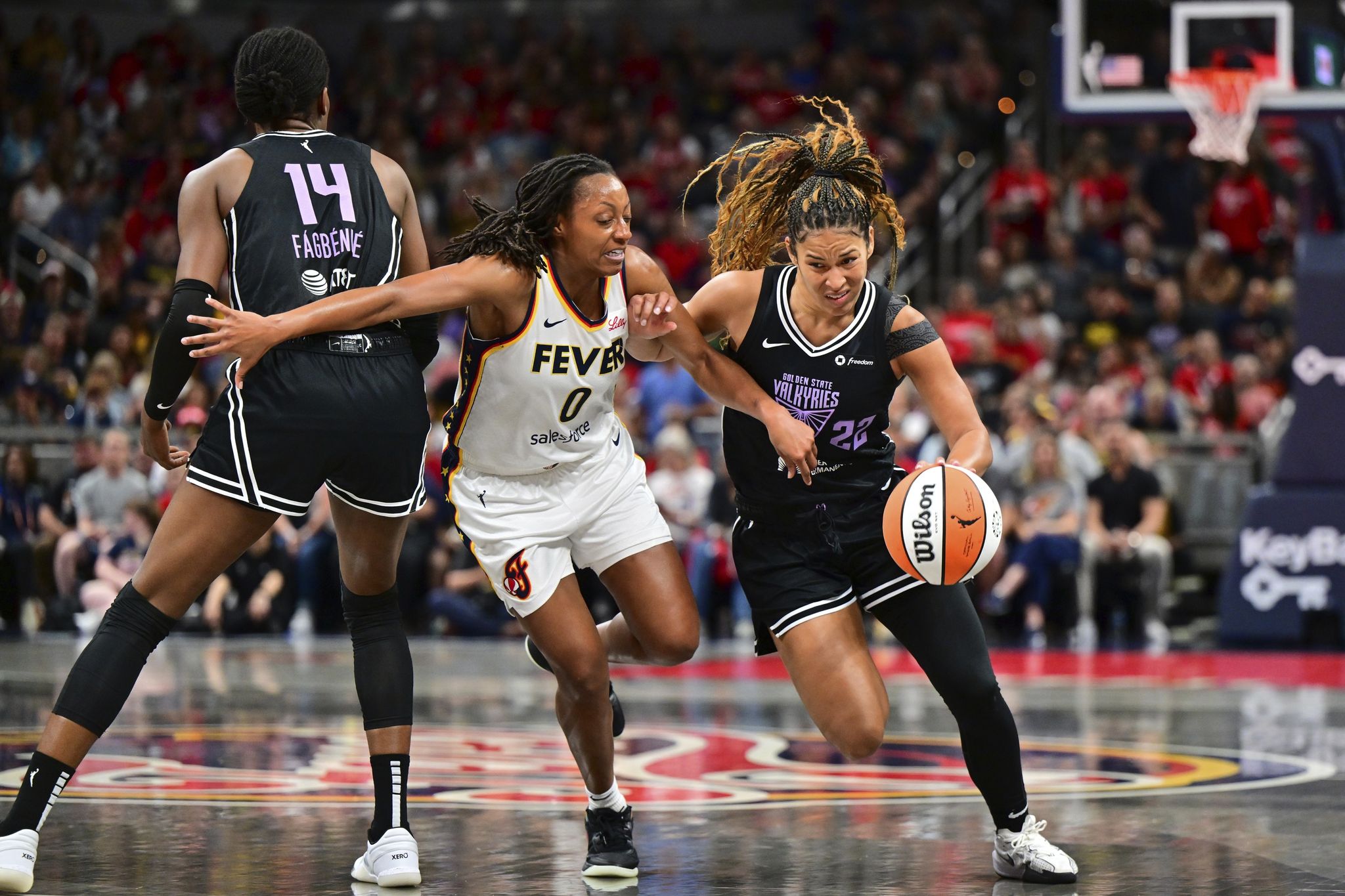 Valkyries rout the Fever 80-61 as Caitlin Clark struggles in her return  from injury