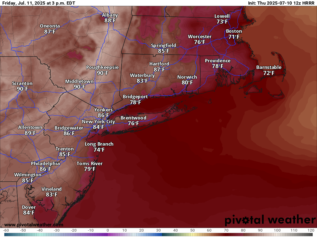 Pop-up showers possible Friday as heat builds in CT