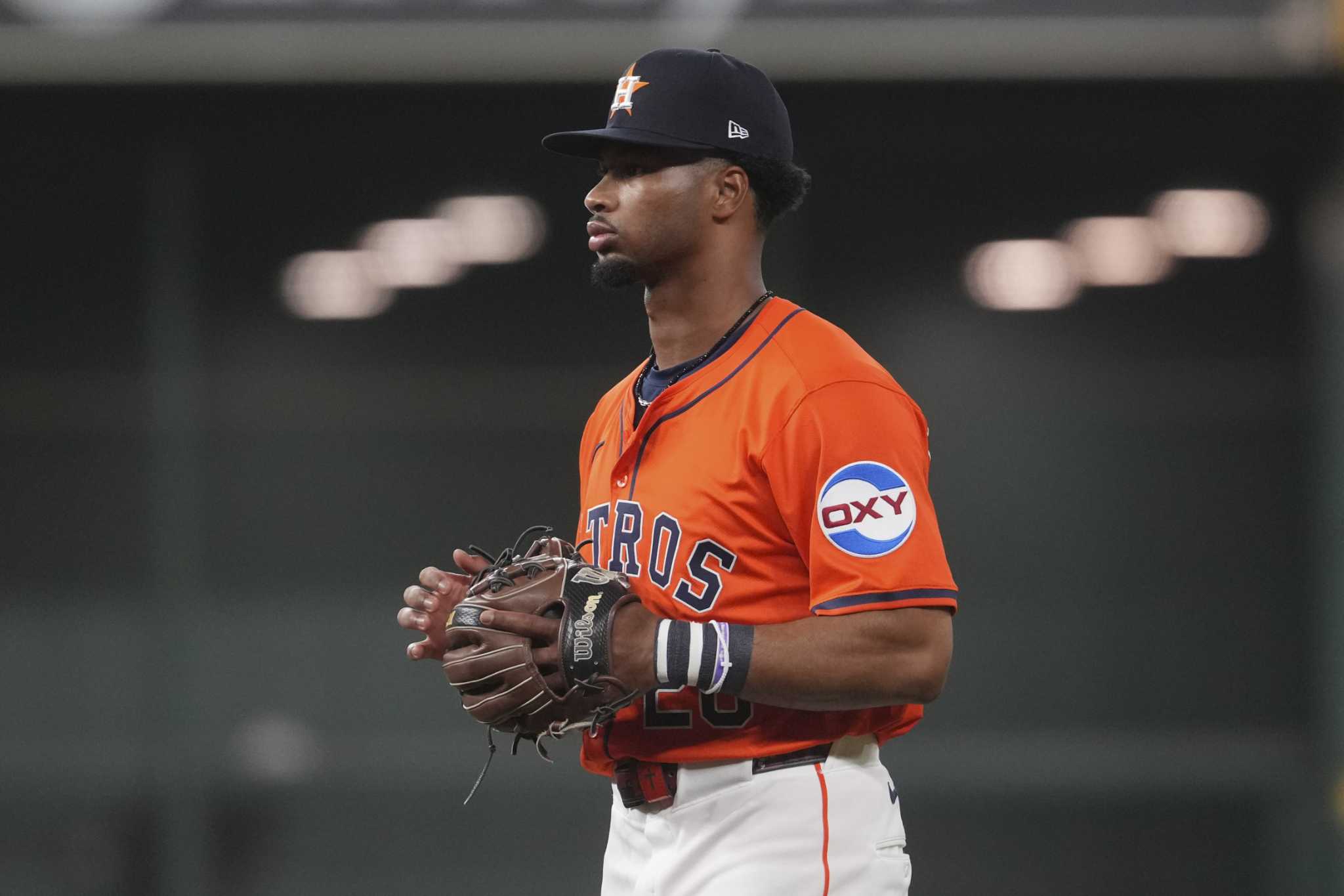 Brice Matthews, family ride emotional wave of Houston Astros debut