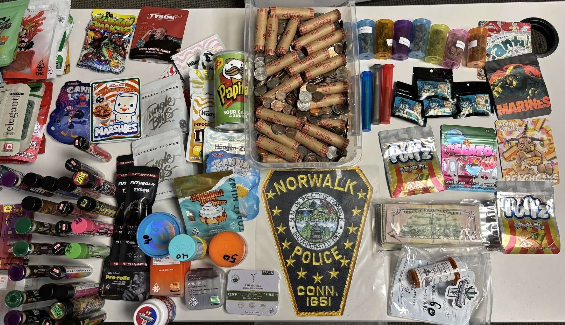 Norwalk cops find illegal pot hidden in Main St. smoke shop: Police