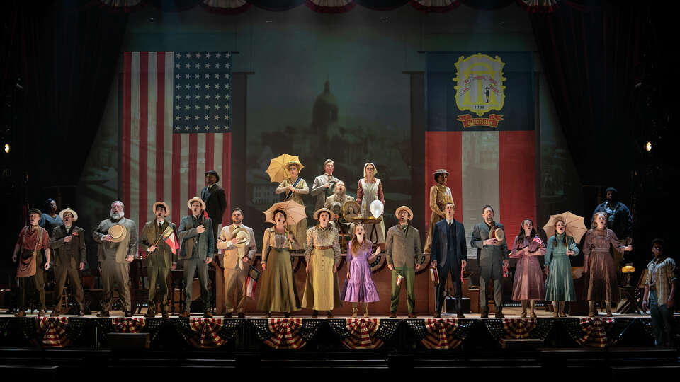 The company of the national tour of 'Parade'.