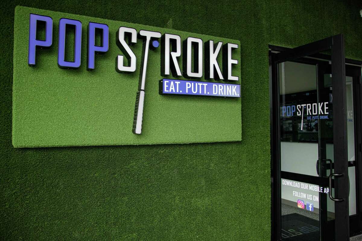Putt-putt golf course and entertainment center by Tiger Woods on Tuesday, Dec. 13, 2022, at Pop Stroke in Katy.