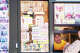 Owner Jim Moy takes a customer’s order at Jim Jim’s Water-Ice on Sixth Street in Austin on Wednesday, July 16, 2025. Jim Jim's owner Jim Moy is retiring after 31 years. His Italian ices were staples of Austin summer at his shop, as well as Barton Springs Pool and Deep Eddy Pool.