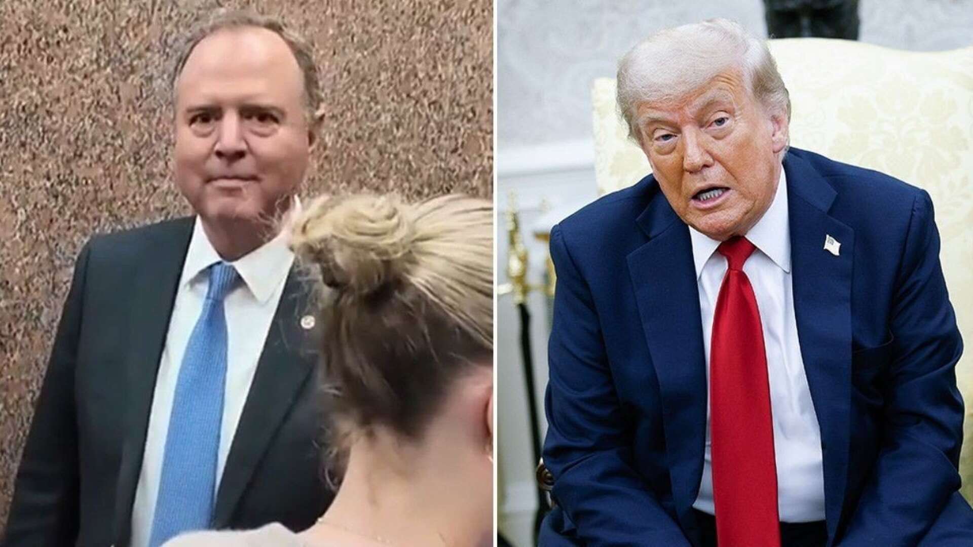 Adam Schiff Ignores Questions After President Trump's Mortgage Fraud  Accusations