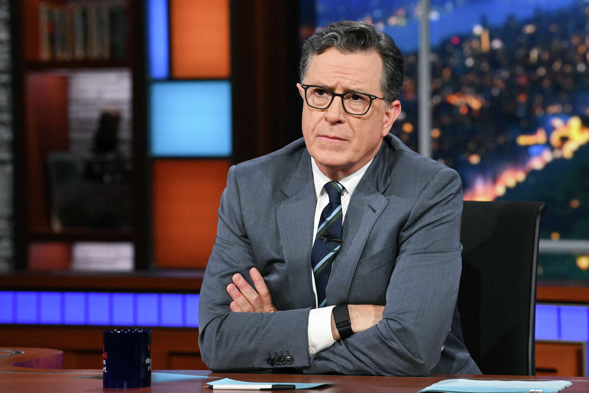 The Late Show with Stephen Colbert during Wednesday's June 25, 2025 show.