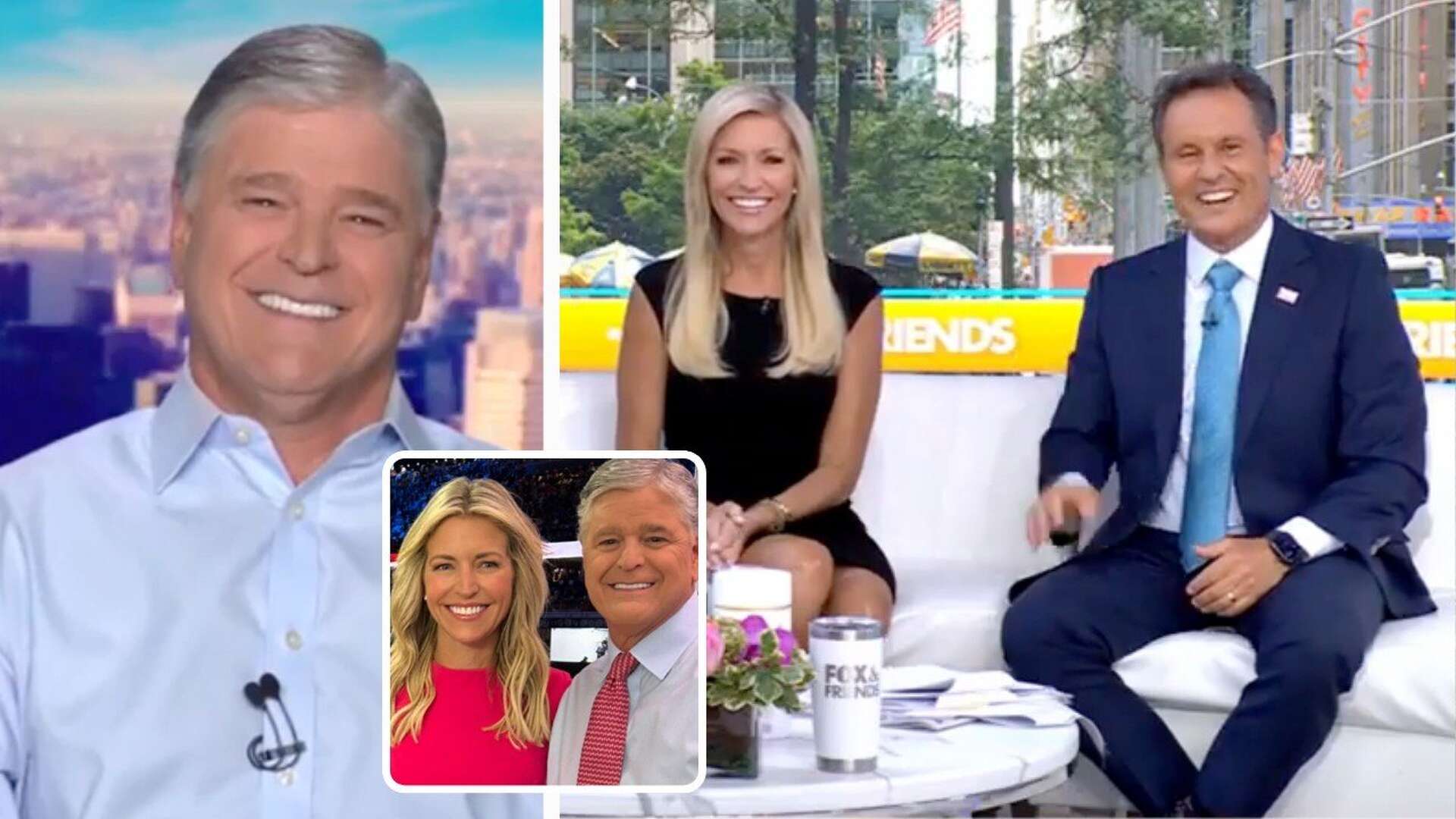 Sean Hannity Joins Fiancée Ainsley Earhardt Live on Air From His Palm Beach  Home To Gush About Her Rising 'Celebrity'