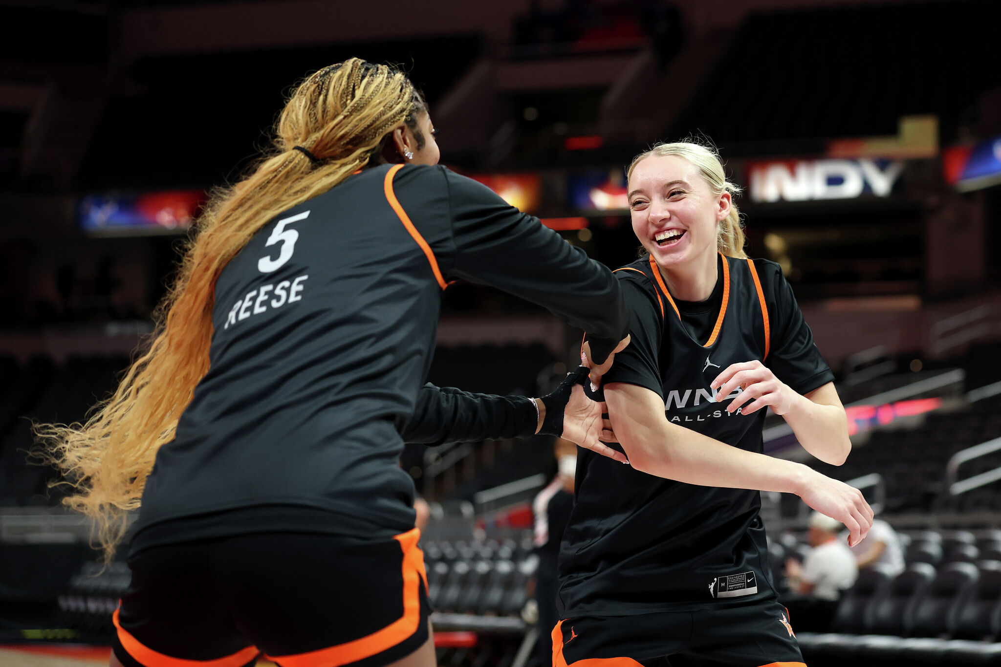 Paige Bueckers enjoying her first WNBA All-Star experience