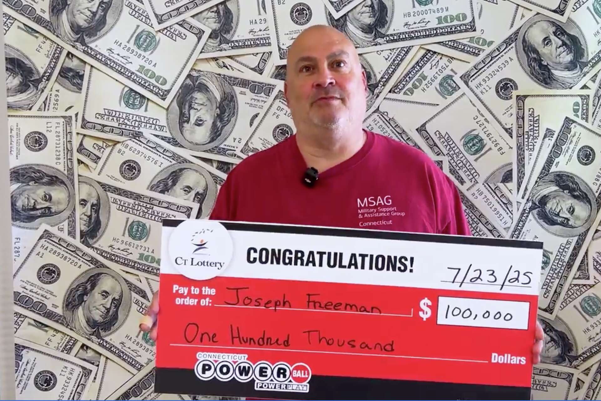 Longtime CT lottery player wins $100K with help of wife of 25 years