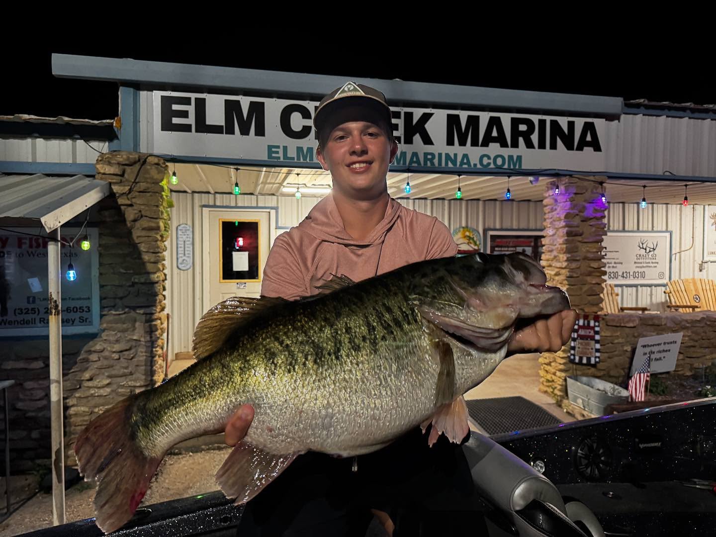Junior angler Owen Harmon reels in pending record bass at O.H. Ivie