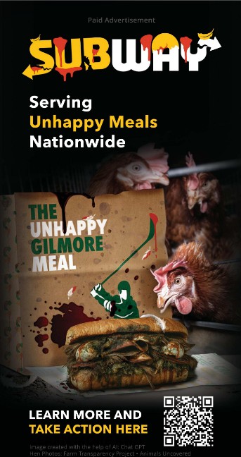 CT-based Subway challenged by nonprofit to stop using cage-free-eggs