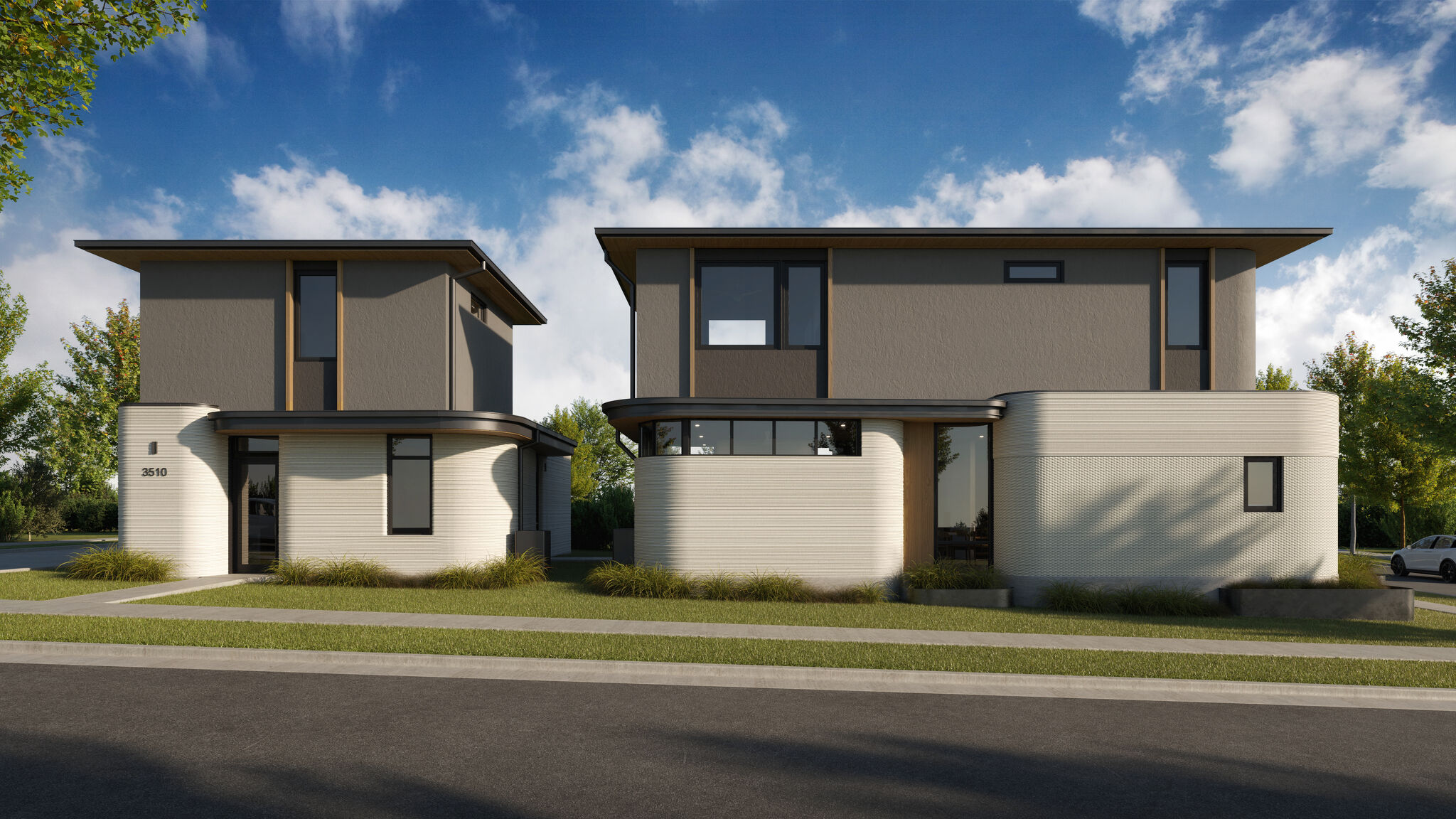 Icon's 3D-printed affordable homes for sale in Mueller