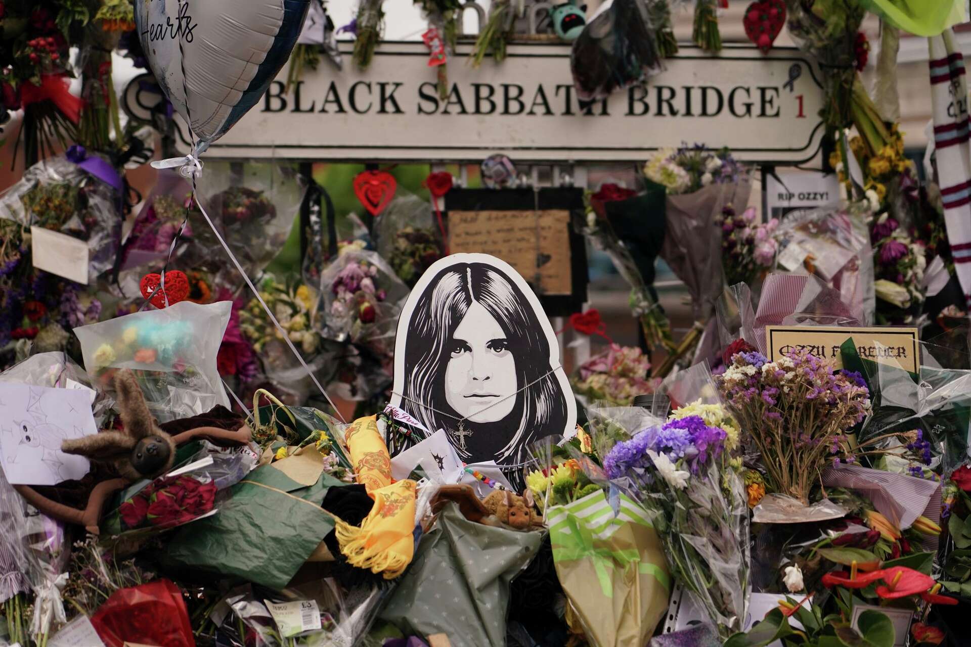 Watch live: Ozzy Osbourne funeral in UK headed for Black Sabbath bench