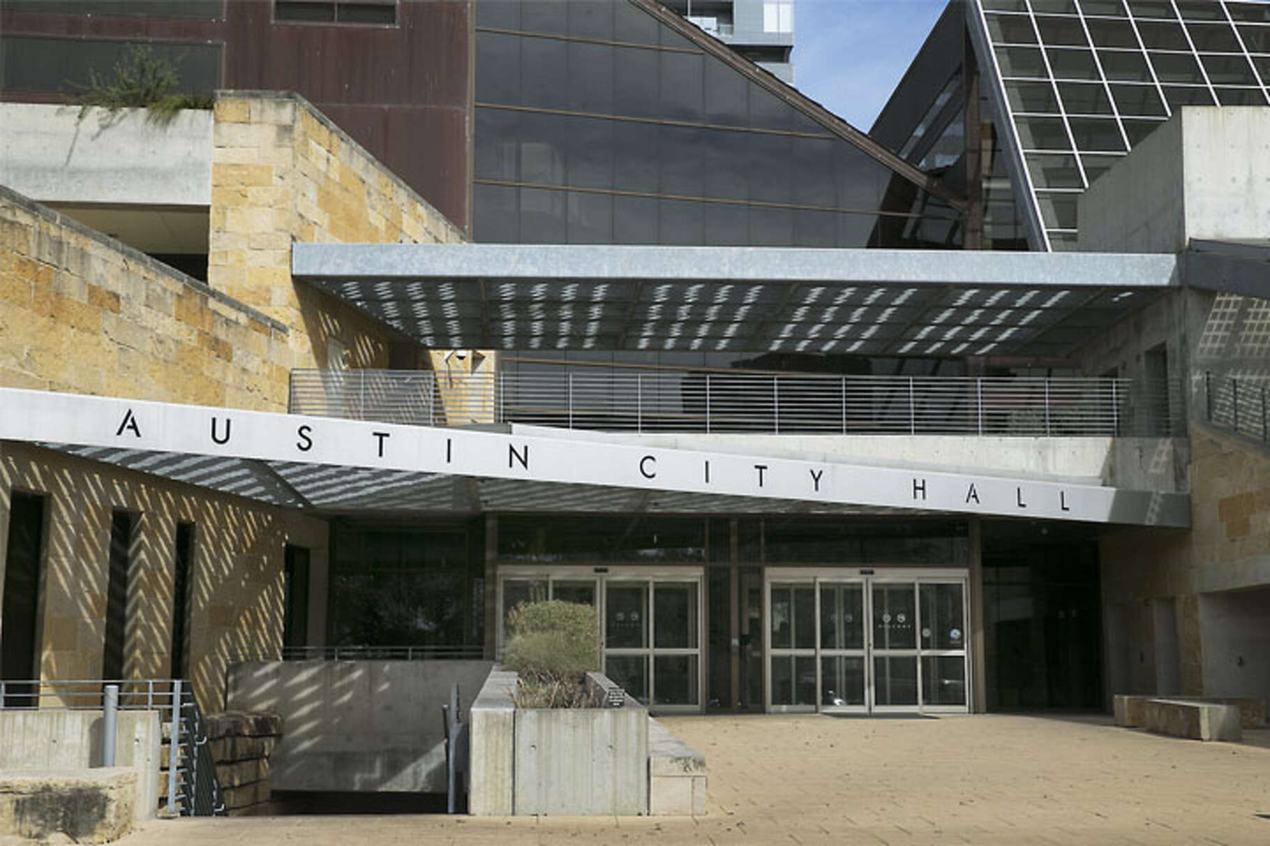 Austin City Hall in downtown Austin
