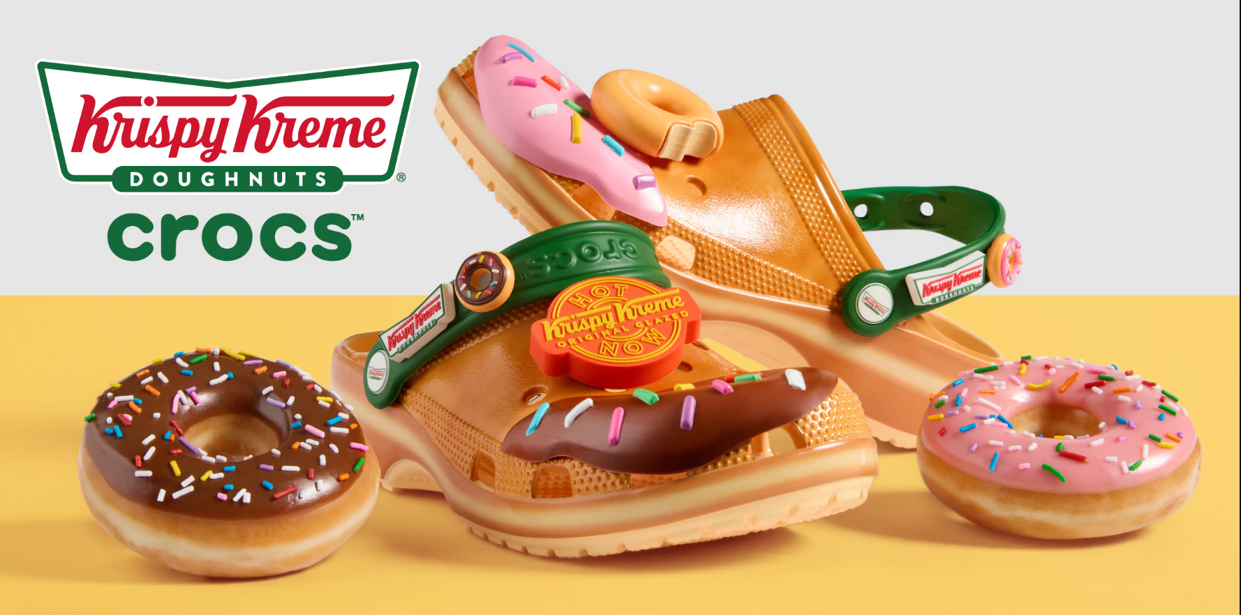 Krispy Kreme, Crocs launch doughnut-inspired clogs collaboration