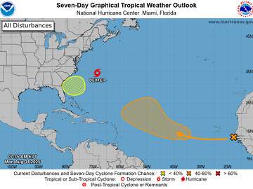 Tropical Storm Dexter forms as 2025 hurricane season intensifies
