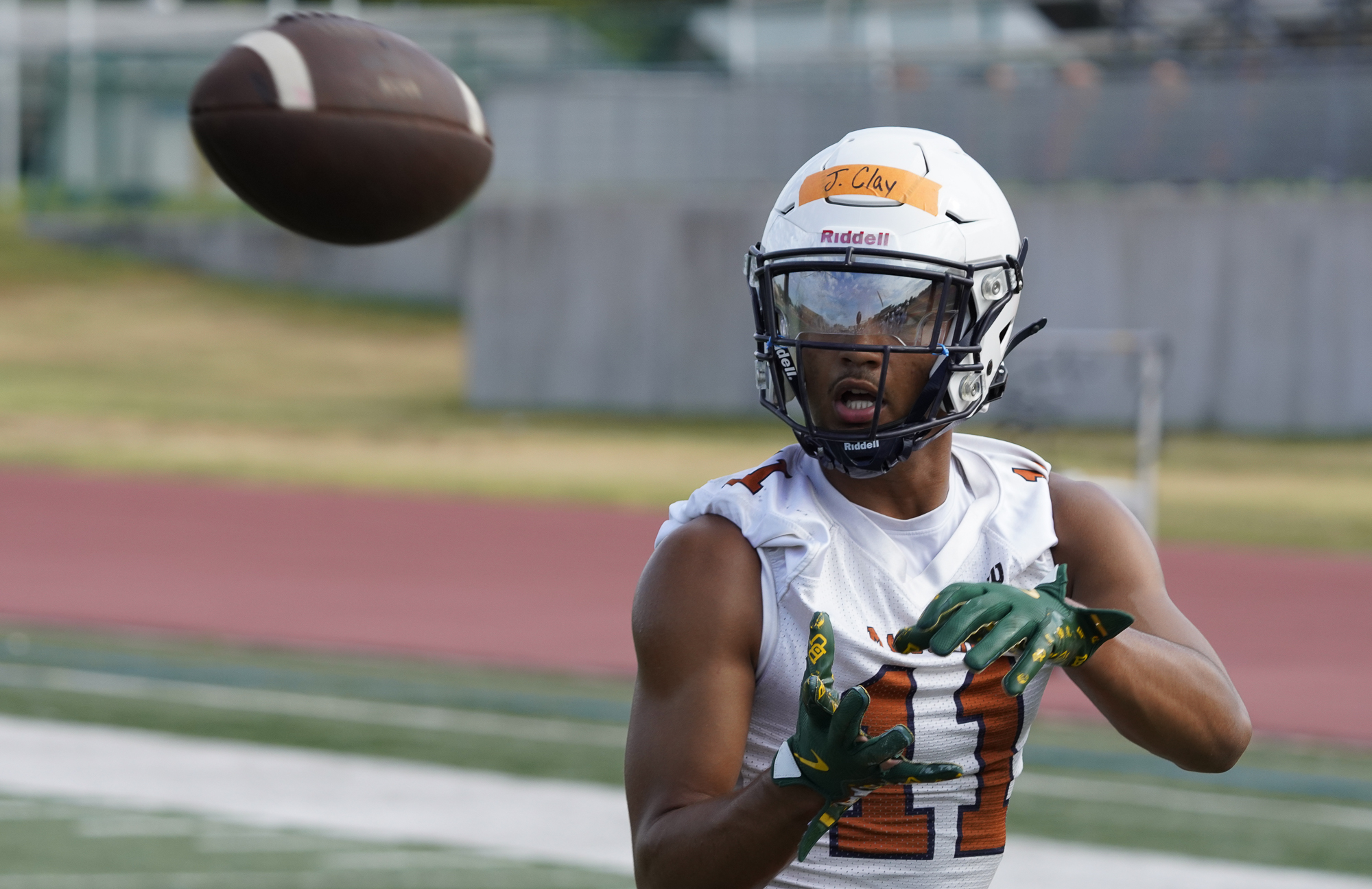 clay high school football helmet Why Jordan Clay, Madison football begin practice with playoff hopes