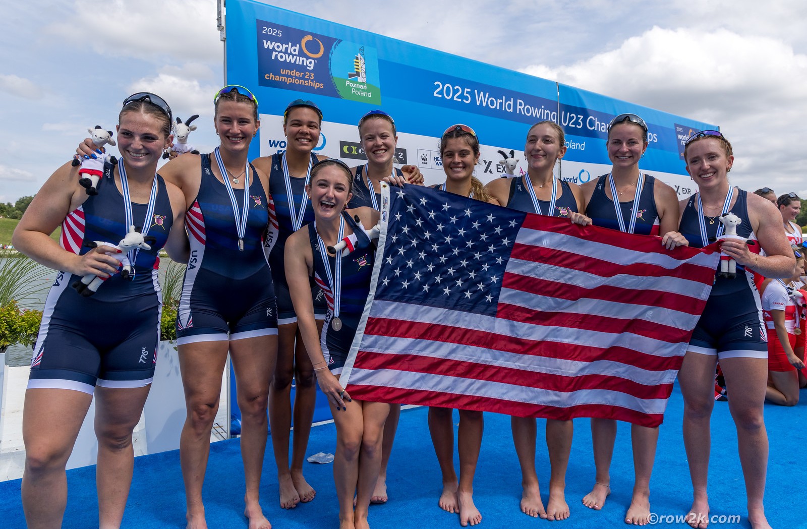 Midland's Hoefer wins 3rd world medal in rowing