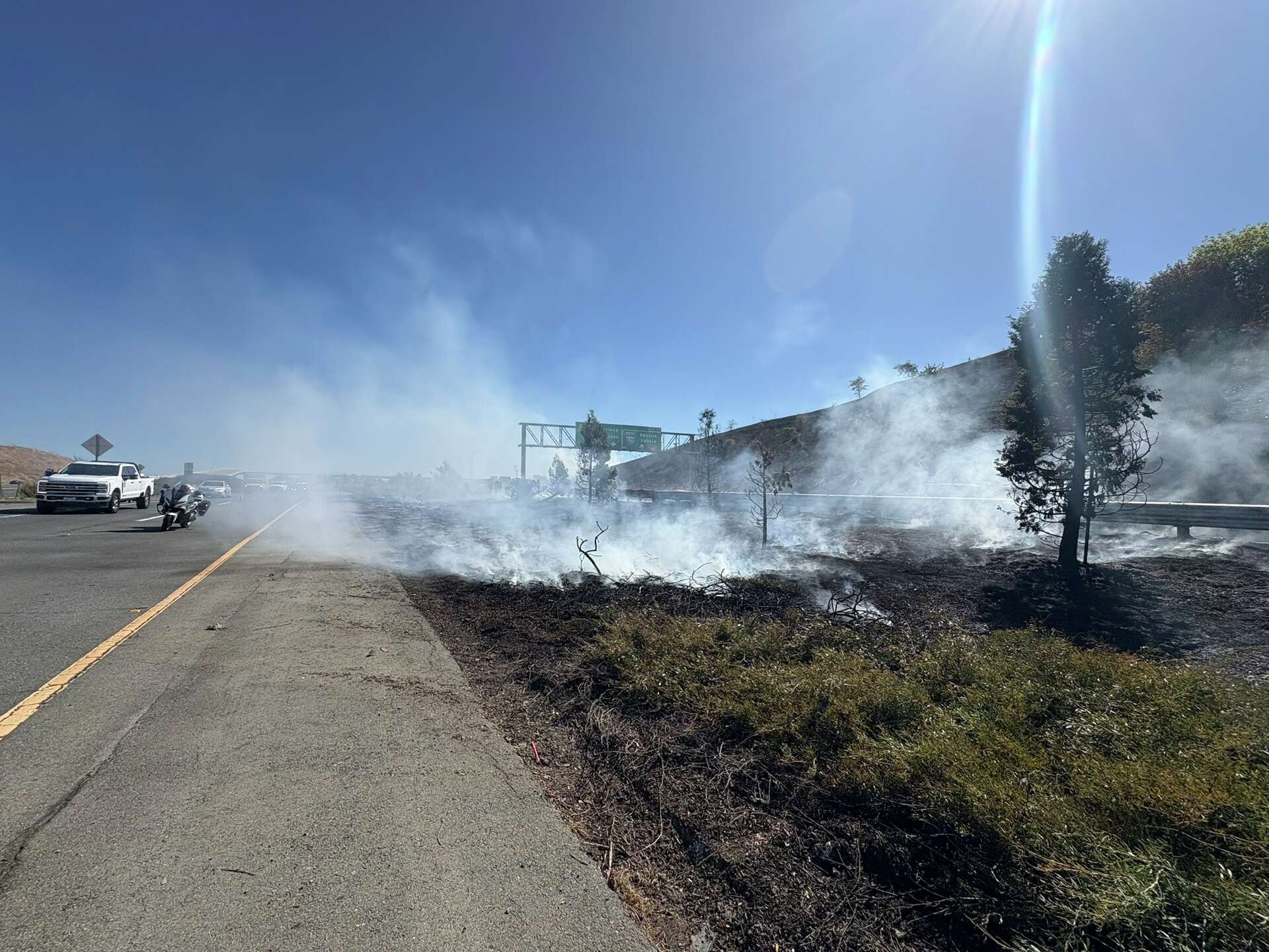 All lanes reopened after fire shuts down I-680 in Benicia