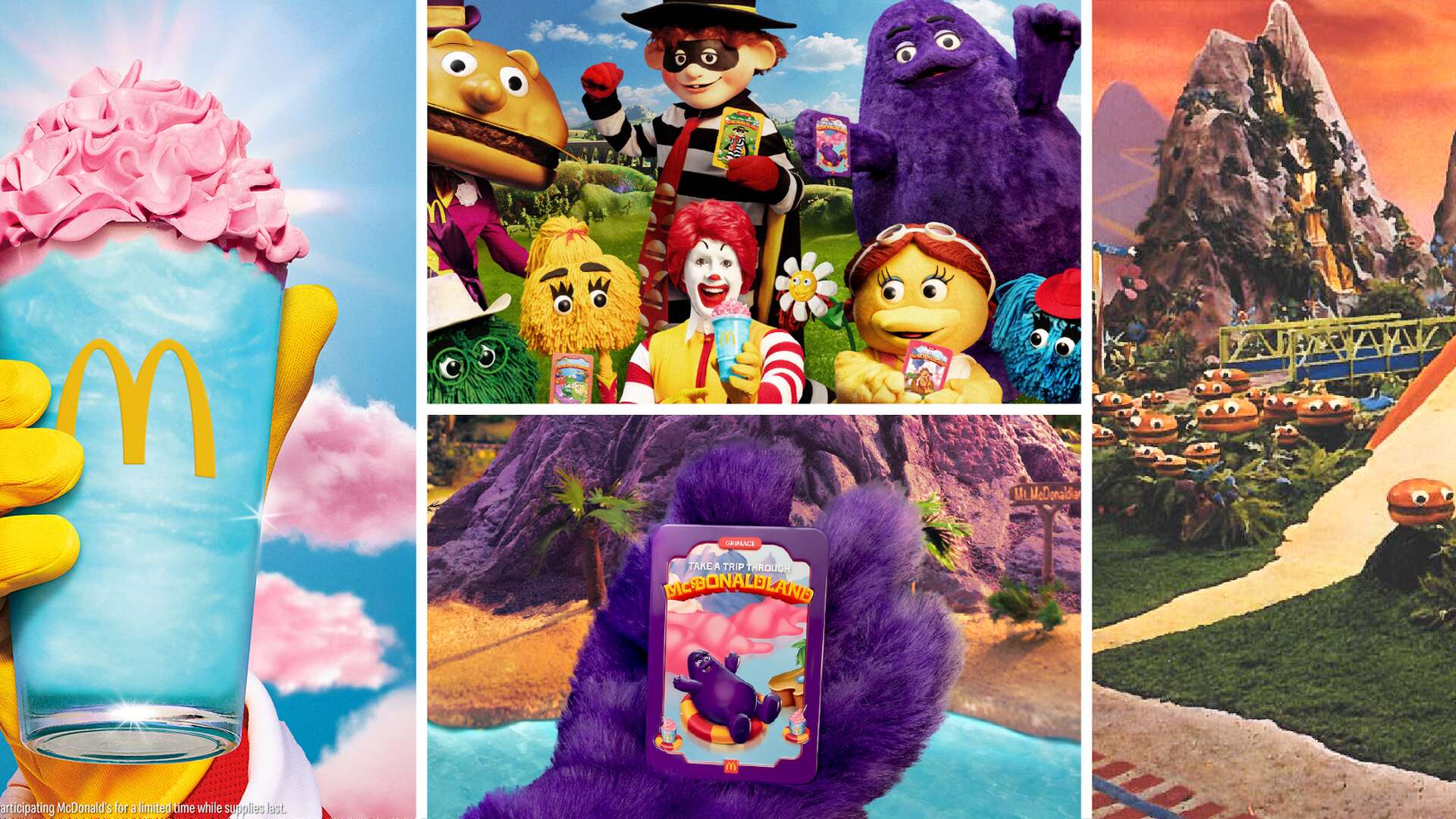 Grimace souvenirs, new shake come with McDonaldland meal next week