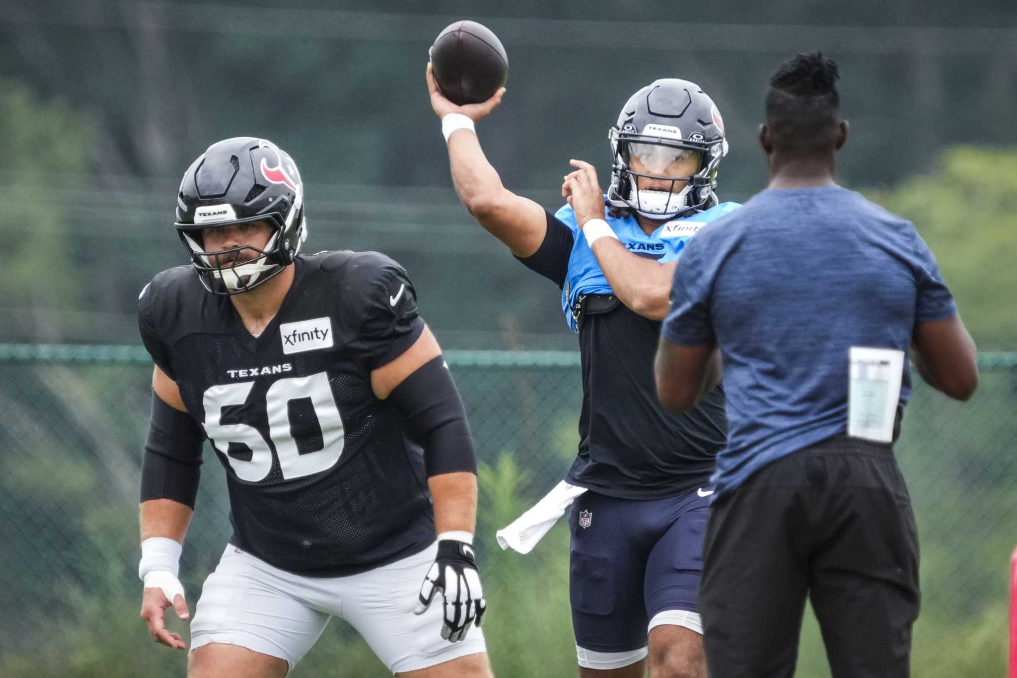 Center Jake Andrews could be in line to return for Texans