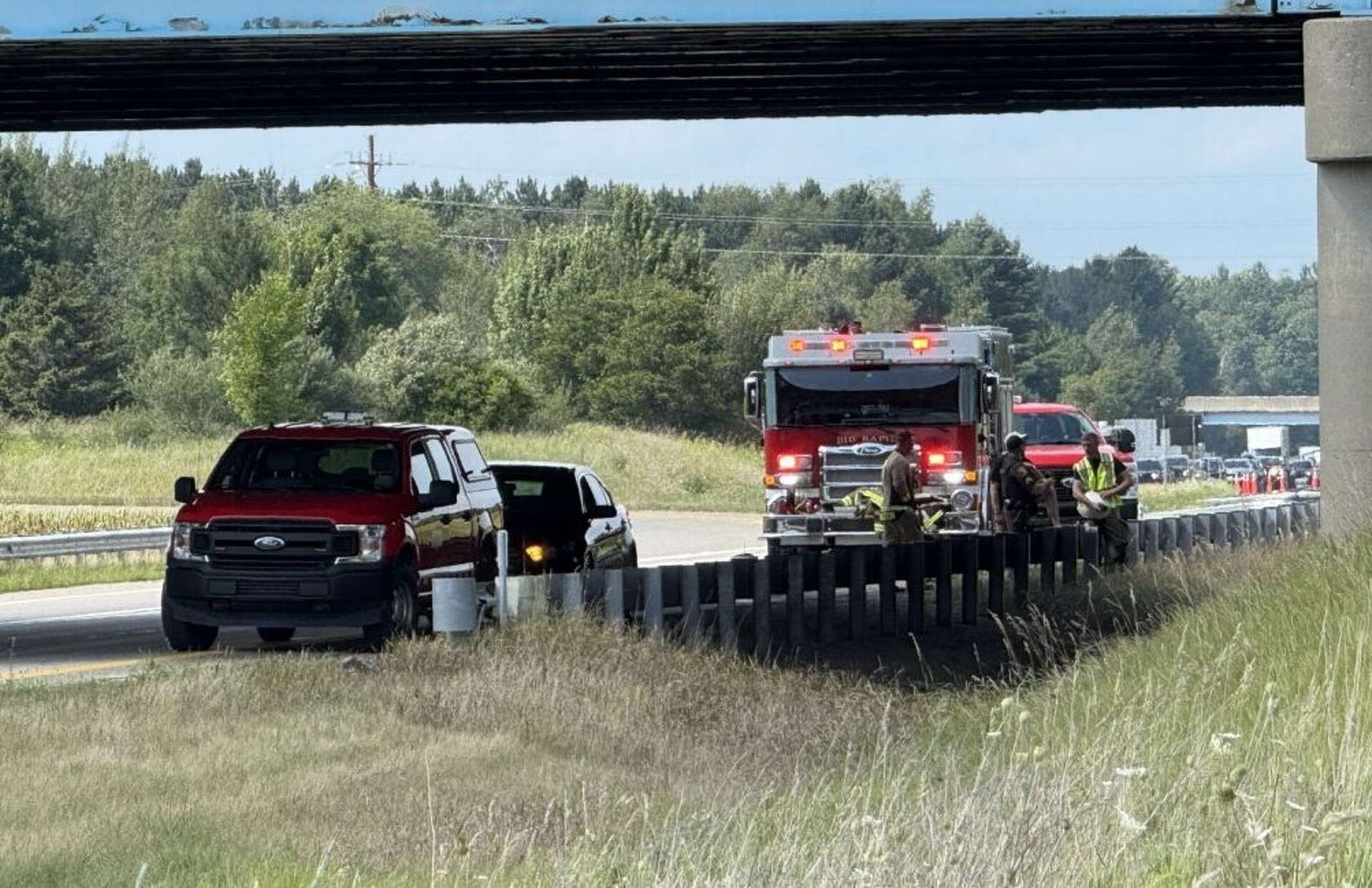 Two people, dog killed after fiery crash in Big Rapids Michigan