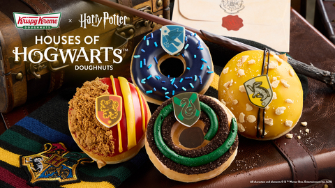 Krispy Kreme's Harry Potter-inspired donuts feature Hogwarts houses
