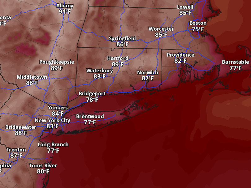 Mostly sunny weekend across CT includes chance of storms. Here's when.