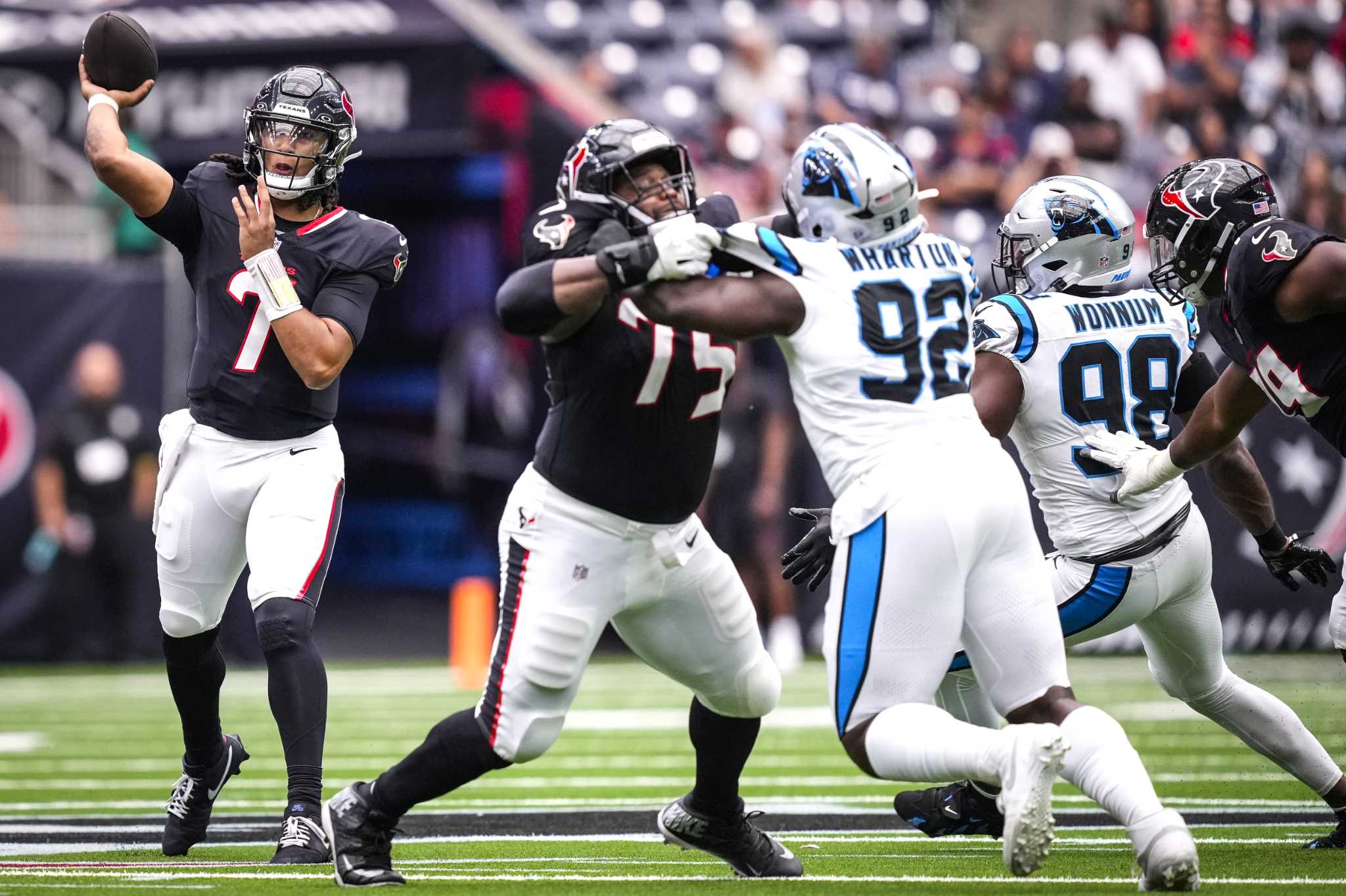 Houston Texans and C.J. Stroud have good outing against Panthers