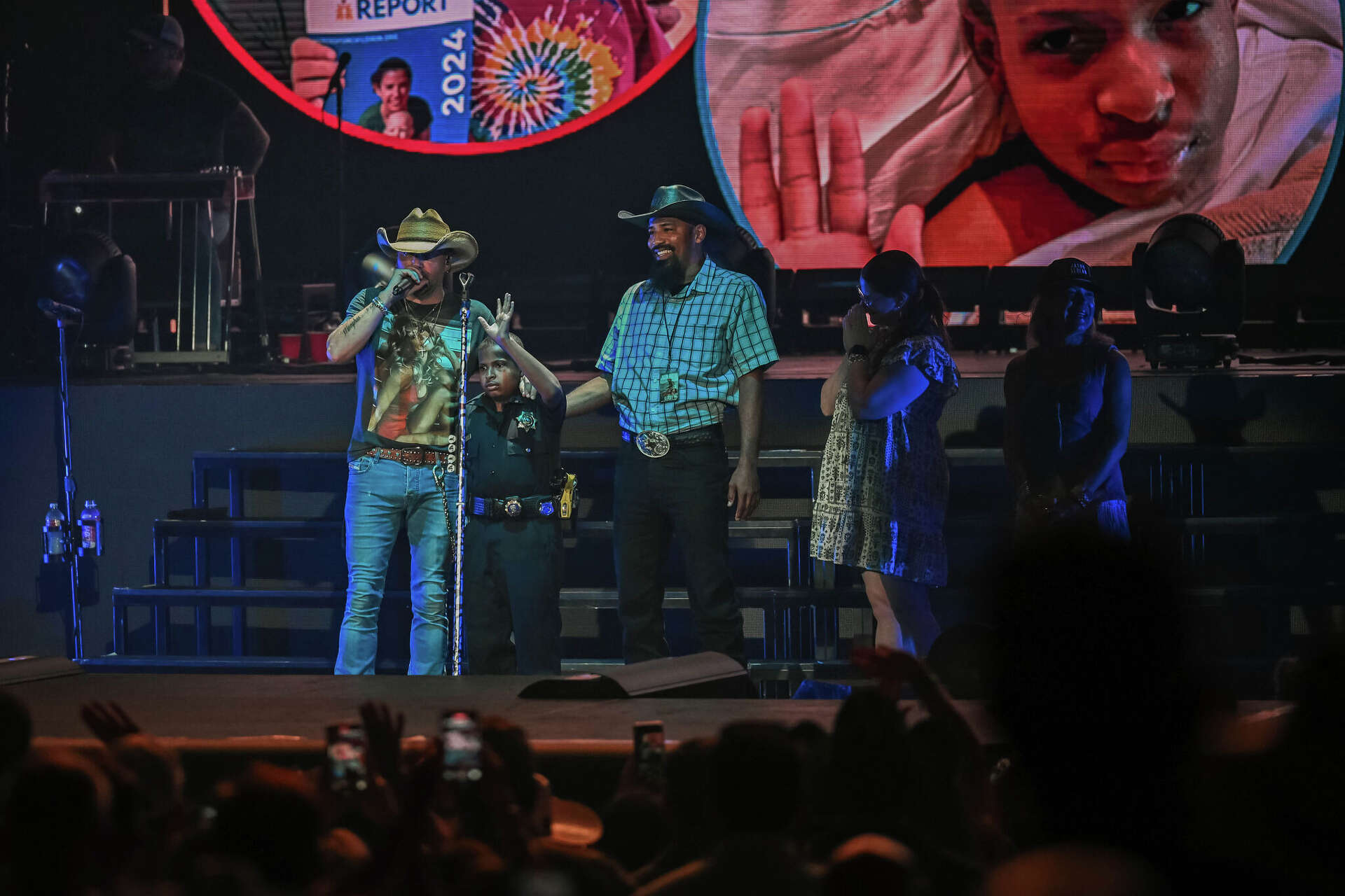 Houston teen 'DJ' Daniel makes appearance at Jason Aldean show