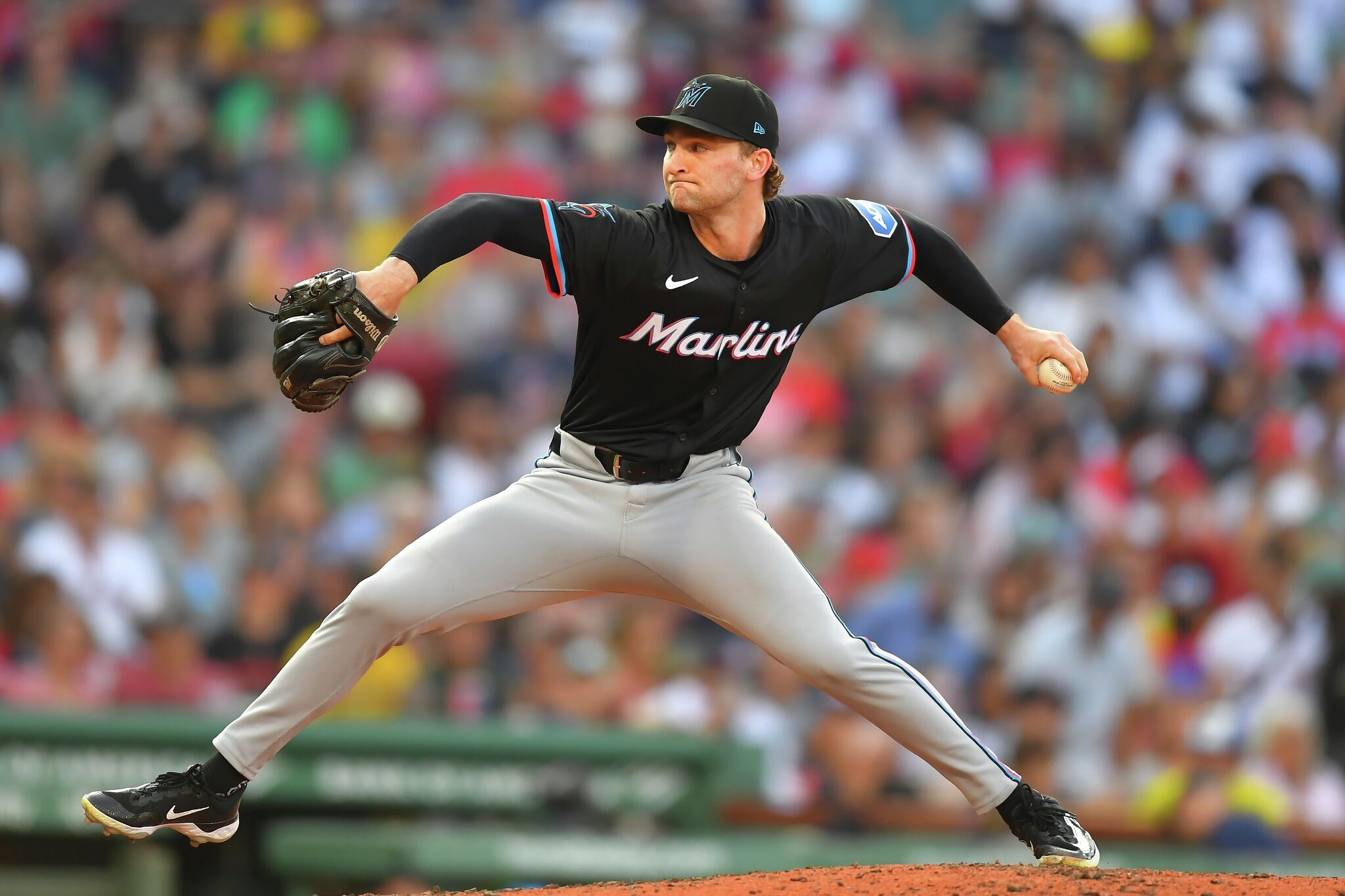 Family, friends travel to Fenway Park to see CT native Josh Simpson of Miami Marlins: 'Pretty special'