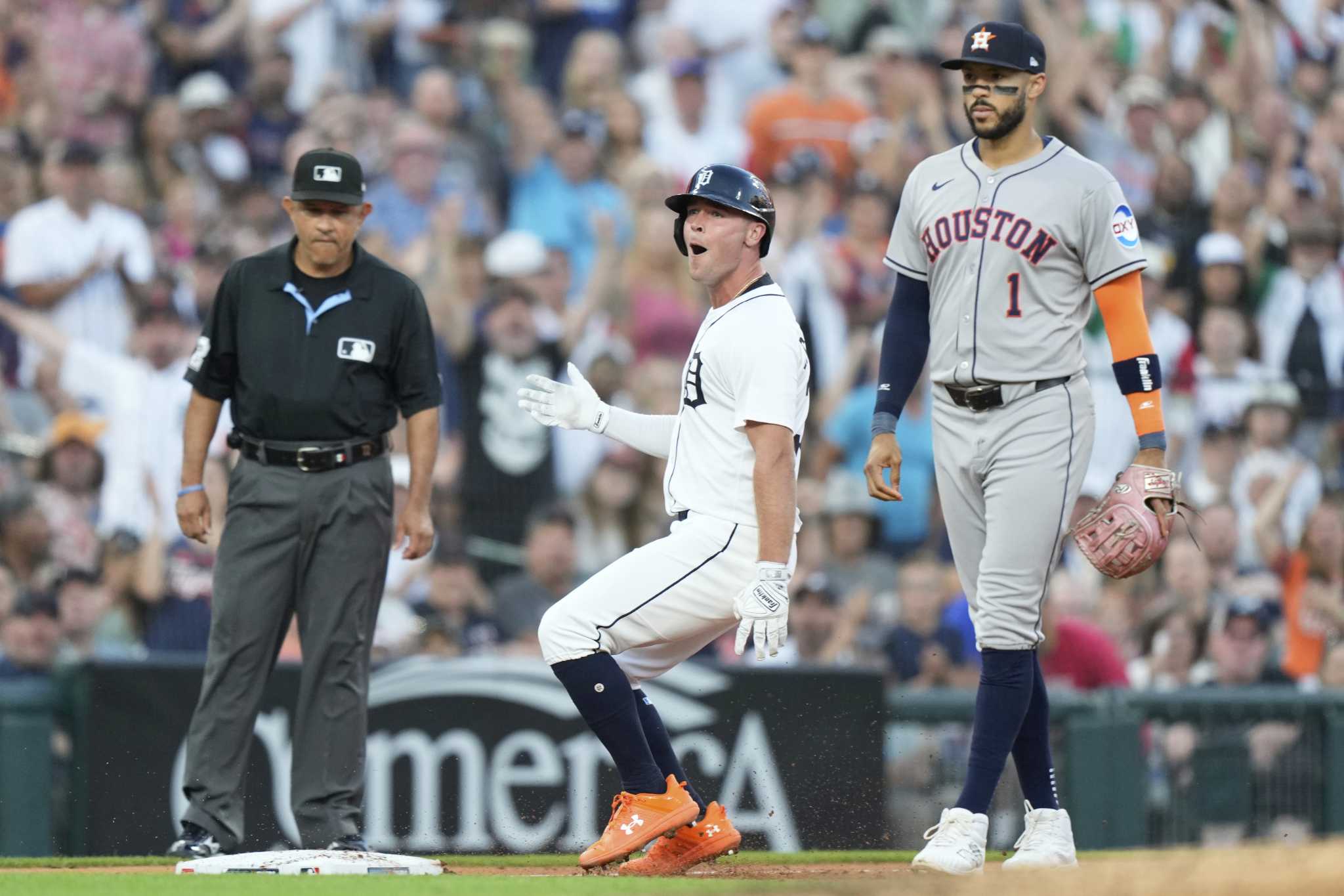 Houston Astros' offensive funk continues in blowout loss to Tigers