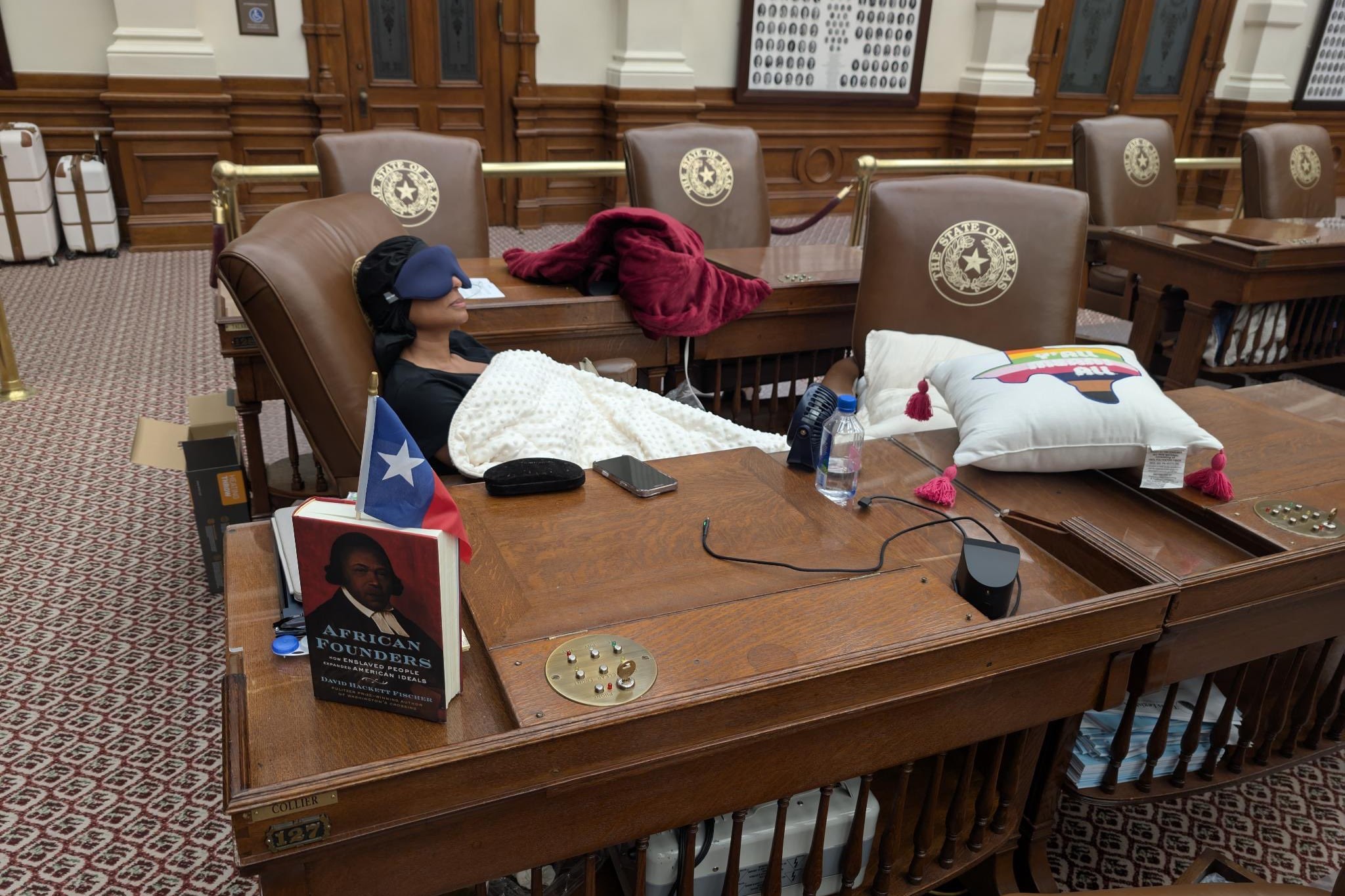 Democrat locked inside Texas House over GOP 'permission slip' rule