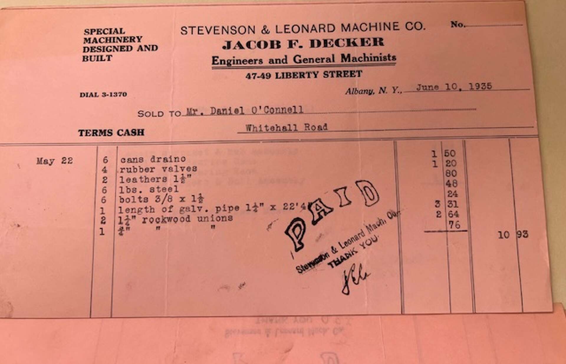 Connell Paper Grondahl: Rare files shed new light on political boss Dan O’Connell