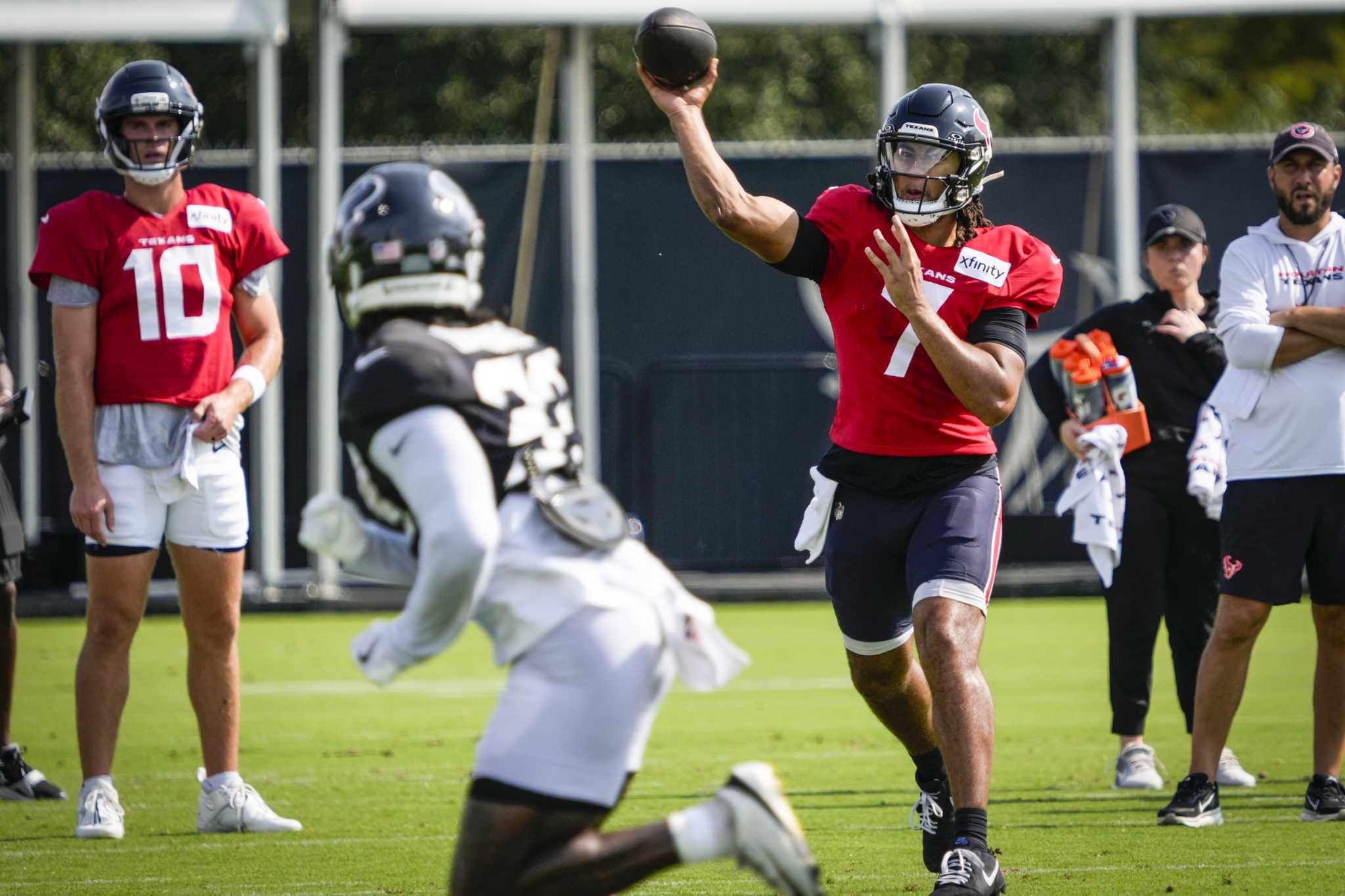 Texans training camp observations: C.J. Stroud and offense 'clicking'