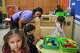 Guerrero Thompson Elementary School counselor Claudia Villarreal checks on a pre-kindergarten class on the first day of school in Austin, Tuesday, Aug. 19, 2025.